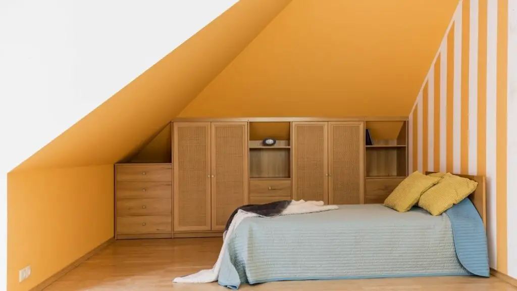 Attic Bedroom Yellow Walls