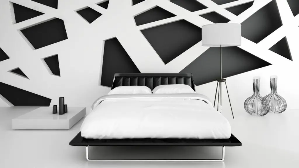 Black and White Pattern Wall