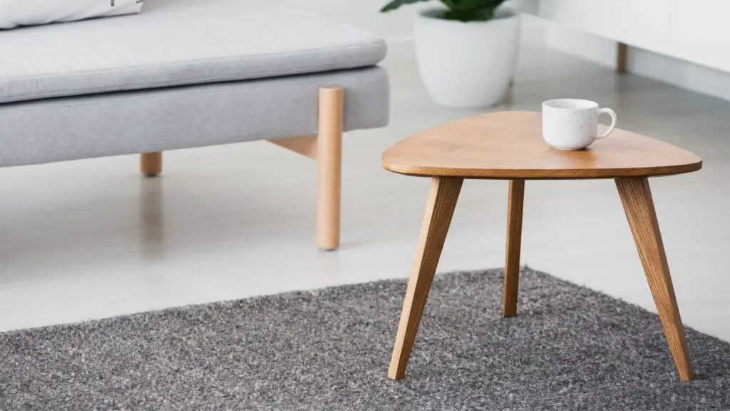 three legged coffee table