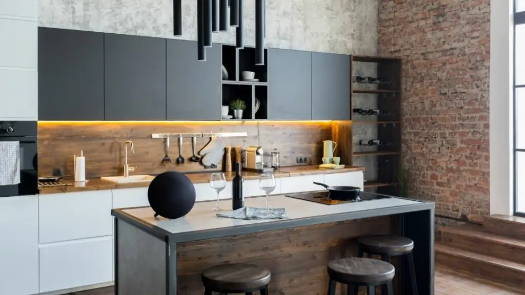 Black Kitchen Cabinets White Kitchen