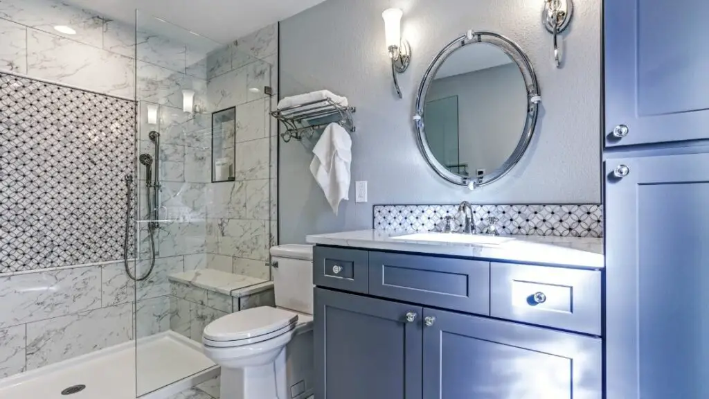 Blue Luxury Bathroom