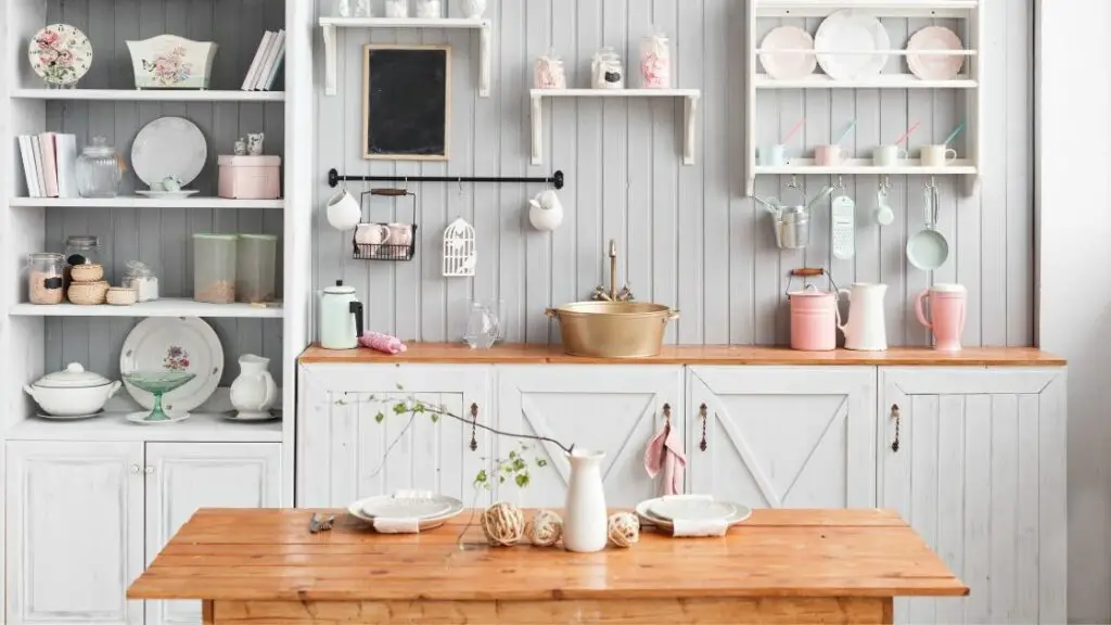 Painted Wood Kitchen