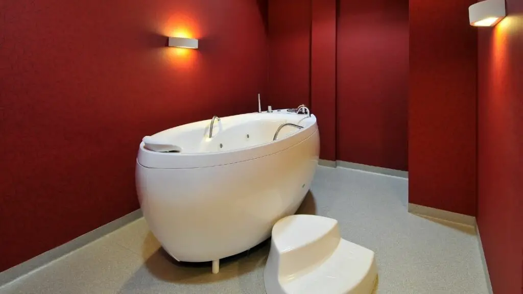 Red Luxury Bathroom