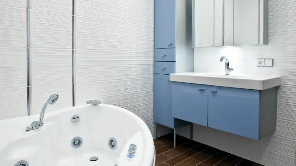 Baby Blue Bathroom Vanity