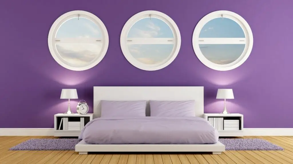 Purple Bedroom Design