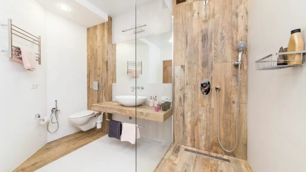 Wooden Bathroom Cabinet 