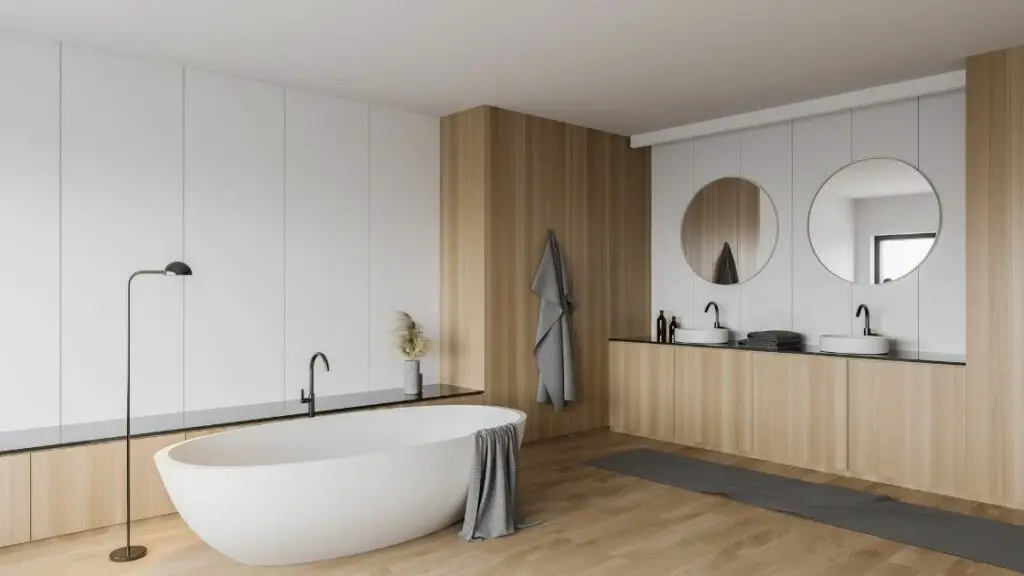 Wooden Bathroom Vanity Unit