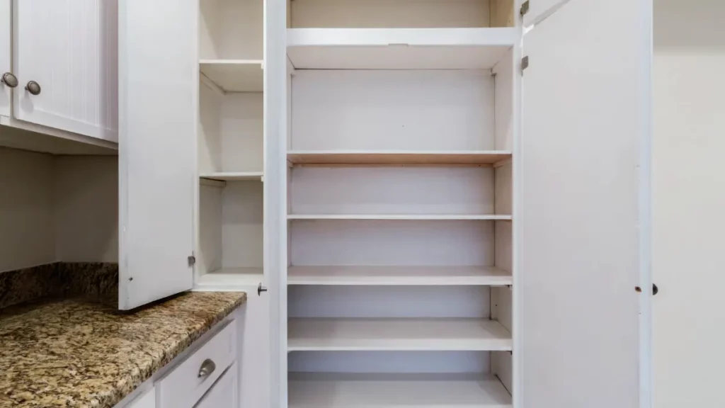 Small Kitchen Pantry and Shelving