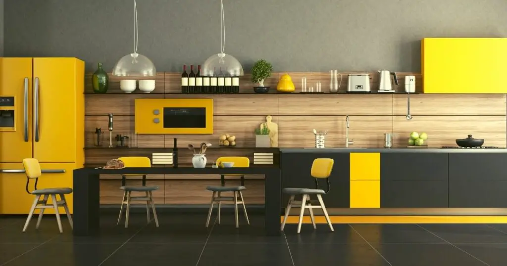 A Pop of Color for Your Gray Kitchen Soft Colors