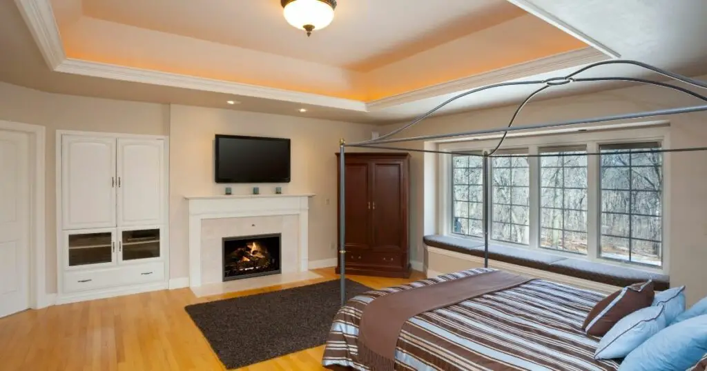 How To Make A Tray Ceiling Look Good with recessed lights