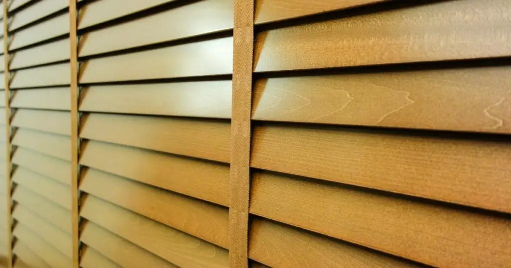Wooden blinds