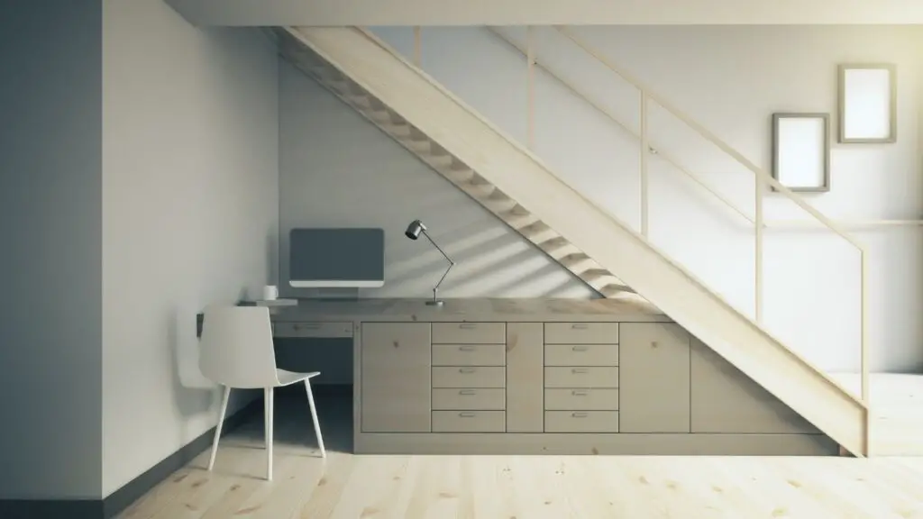 What do you do with awkward space under stairs