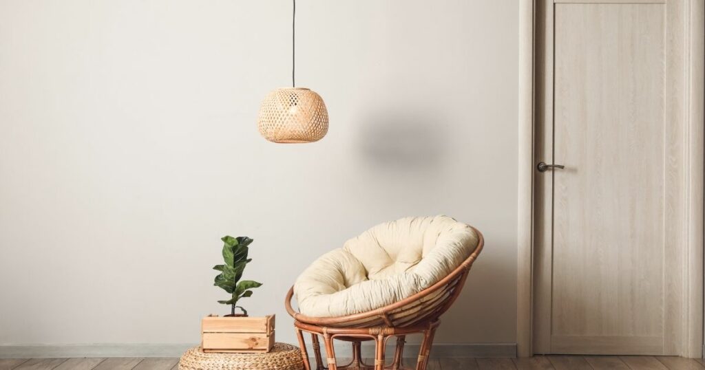 cozy papasan chair