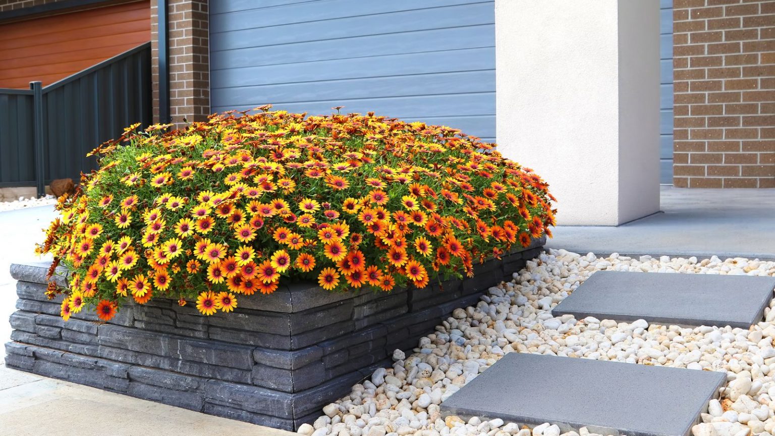 Easy And Inexpensive Front Yard Landscaping Ideas With Rocks And Mulch Home Decor Chat 6784