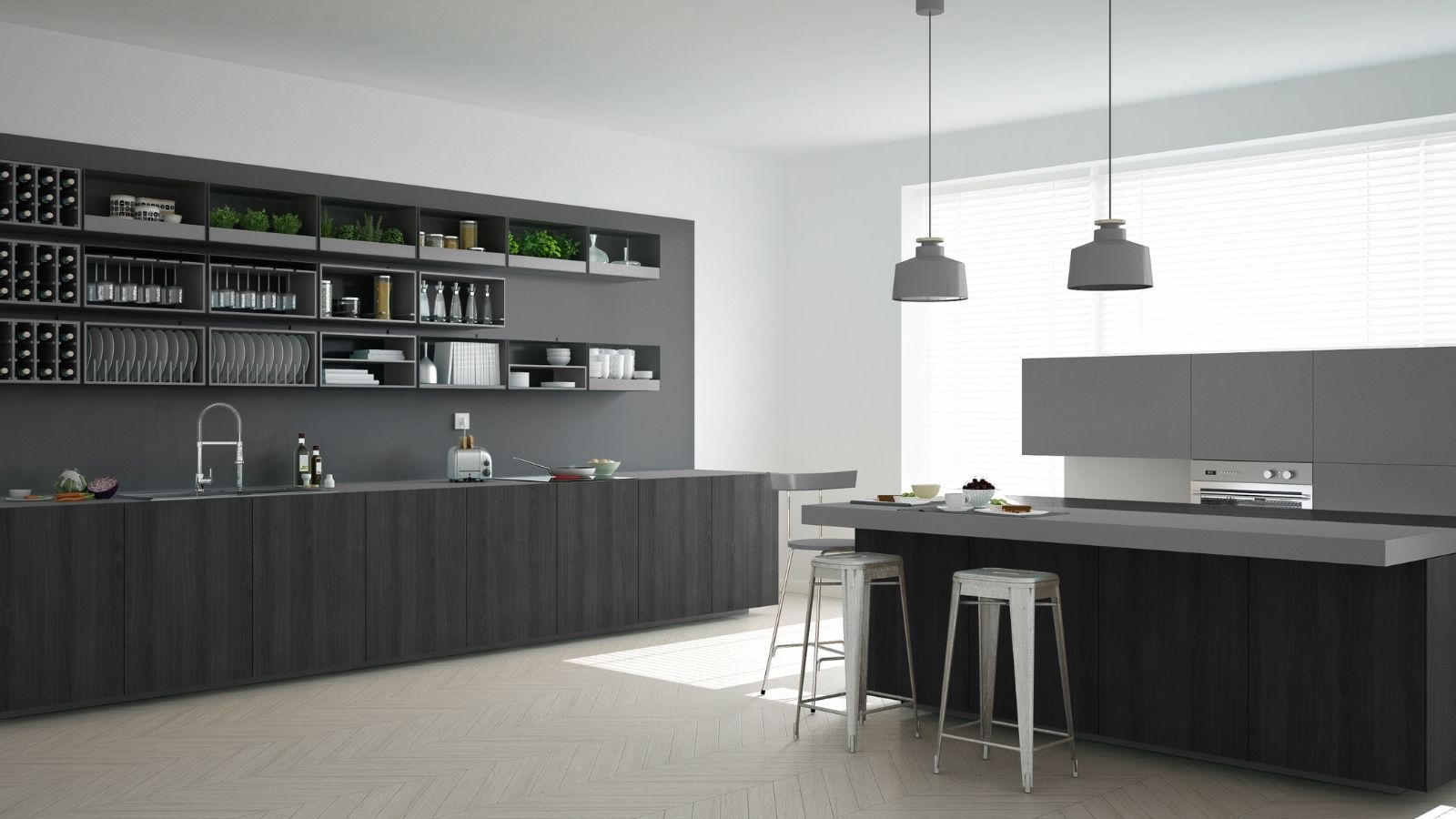 grayscale kitchen ideas